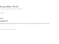 gospelmusicworld.net