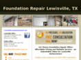 lewisvillefoundationrepair.com