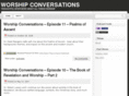 worshipconversations.com