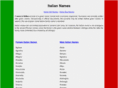 italian-names.com