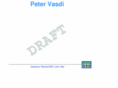 petervasdi.com