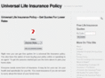 universallifeinsurancepolicy.org
