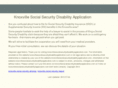 knoxvillesocialsecuritydisabilityapplication.com