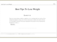 besttipstoloseweight.info