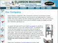 clawsonmachine.com