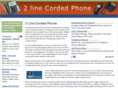 2linecordedphone.com