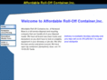 affordablerolloffcontainer.com