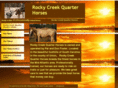 rockycreekquarterhorses.com