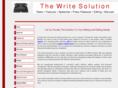 thewritesolution.net