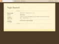 nightbaseball.com