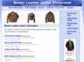 brownleatherjacket.net