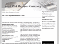 highriskbusinessloans.org