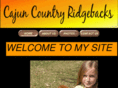 cajuncountryridgebacks.com