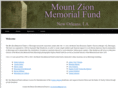 mtzionmemorialfund.org