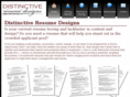 distinctiveresumedesigns.com