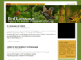birdlanguage.biz