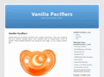 vanillapacifiers.com
