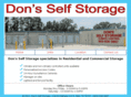 donsselfstorage.com