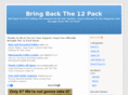 bringbackthe12pack.com