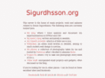 sigurdhsson.org