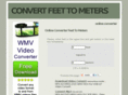 convertfeettometers.com