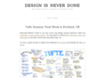 designisneverdone.com
