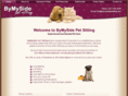 bymysidepetsitting.com