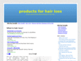 products-for-hair-loss-site.com