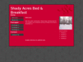 shadyacresbedbreakfast.com