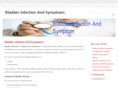 bladderinfectionandsymptom.com