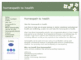 homeopathtohealth.com