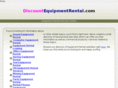 discountequipmentrental.com