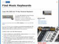 findmusickeyboards.com