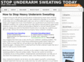 stopunderarmsweatingtoday.com