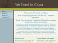 weteachinchina.com