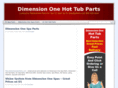 dimensiononehottubparts.com