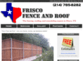 friscotxfenceandroof.com