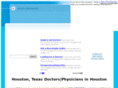 houstontexasdoctors.com