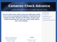 cameroncheckadvance.com