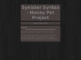 synistersyntax.com