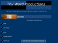 thywordproductions.com