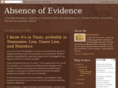 absenceofevidence.com