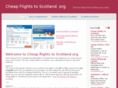 cheapflightstoscotland.org