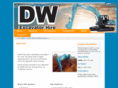 dwexcavatorhire.com