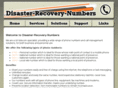 disaster-recovery-numbers.com