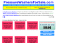 pressurewashersforsale.com
