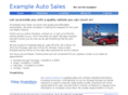 exampleautosales.com