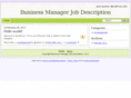 businessmanagerjobdescription.com