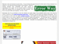 errorway.com