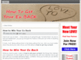 howtowinyourexbackk.com